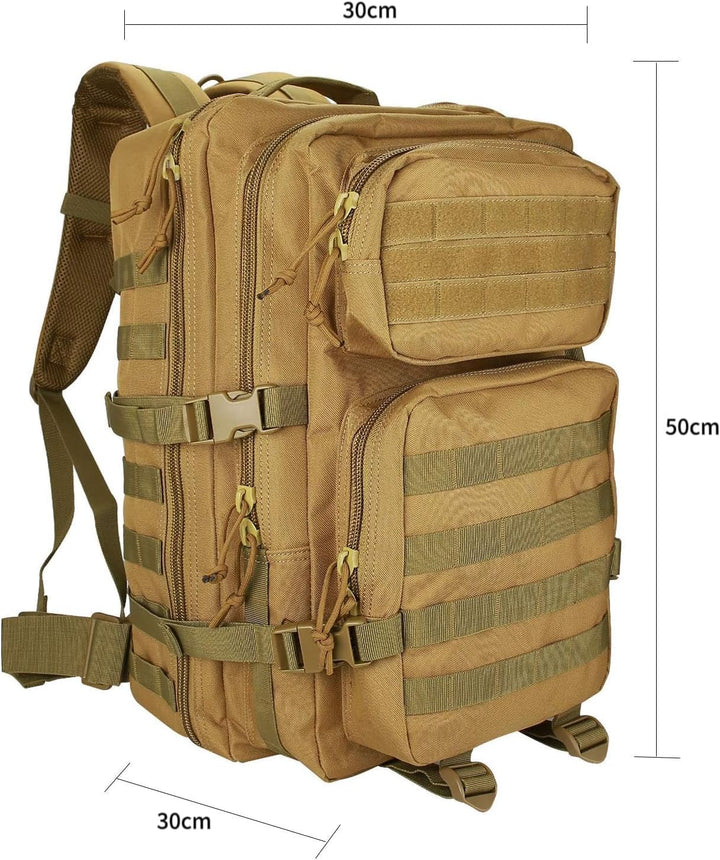 ProCase 40L Militär Taktische Rucksack, Grosse Kapazität 3 Tage Armee Assault Pack Bag Go Bag Rucksa