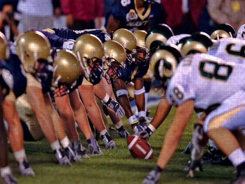 CALVENDO Puzzle Kraft und Taktik - American Football 2000 Teile Lege-Grösse 90 x 67 cm Foto-Puzzle B