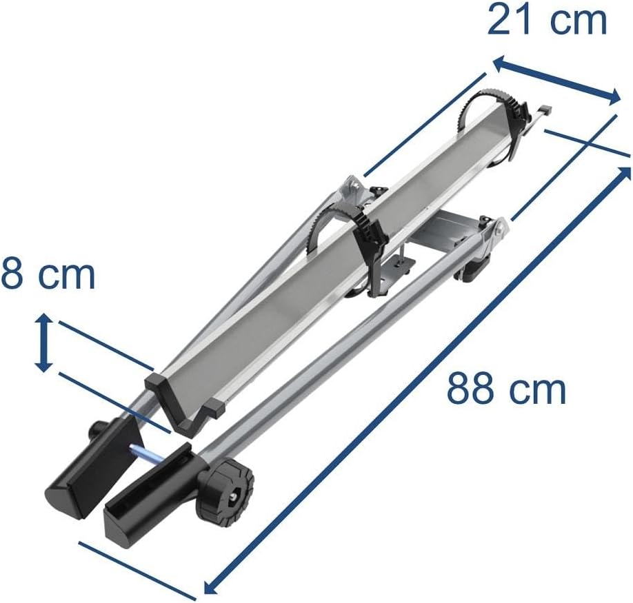 Mossa 2X Dachfahrradträger, Dachfahrradhalter mit Alubalken - BR5131