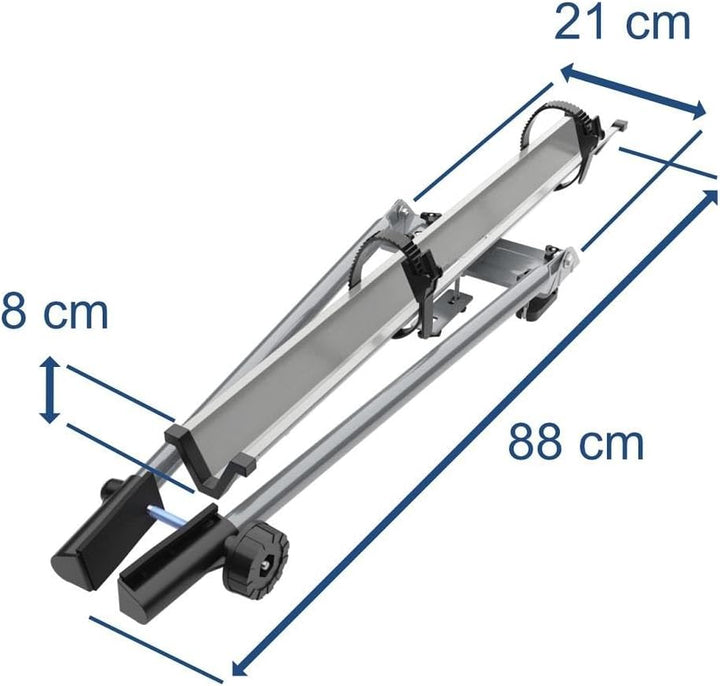 Mossa 2X Dachfahrradträger, Dachfahrradhalter mit Alubalken - BR5131