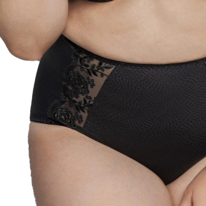 Ulla Dessous - Ella - Damen - Miederslip - grosse Grössen bis 60 38 Schwarz, 38 Schwarz