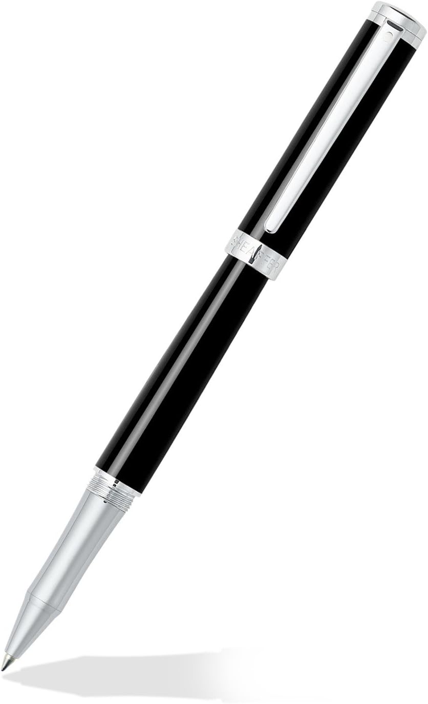 Sheaffer 9237-0F Füllhalter Intensity Medici-Gravur Chrom-Finish mit Chrom Trim Onyx / Chrom, Onyx /