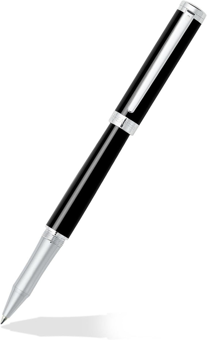 Sheaffer 9237-0F Füllhalter Intensity Medici-Gravur Chrom-Finish mit Chrom Trim Onyx / Chrom, Onyx /