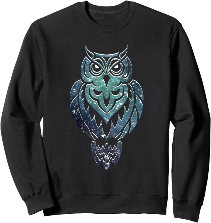 Eule Night Stars Galaxy Sweatshirt