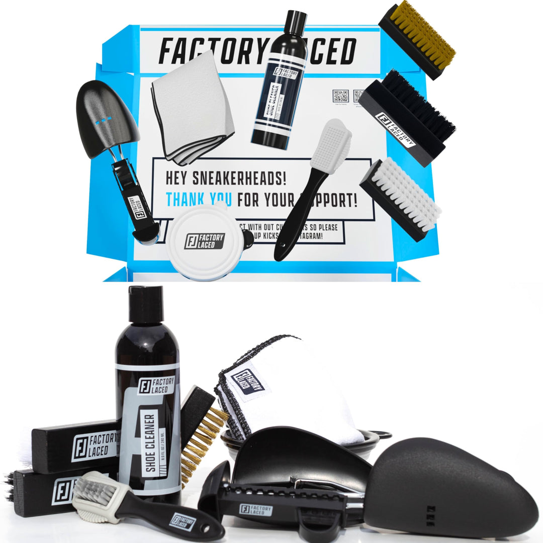 FACTORY LACED Schuhreiniger-Sneaker-Kit - Das ultimative Sneaker-Cleaner Erlebnis inklusive 240ml Sc