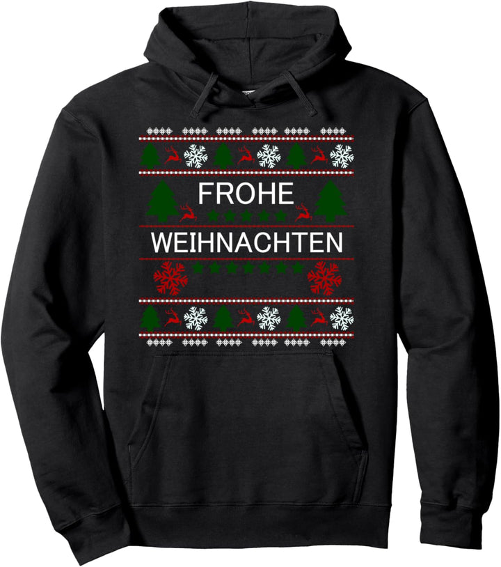 Frohe Weihnachten Ugly Christmas lustiges Geschenk Pullover Hoodie