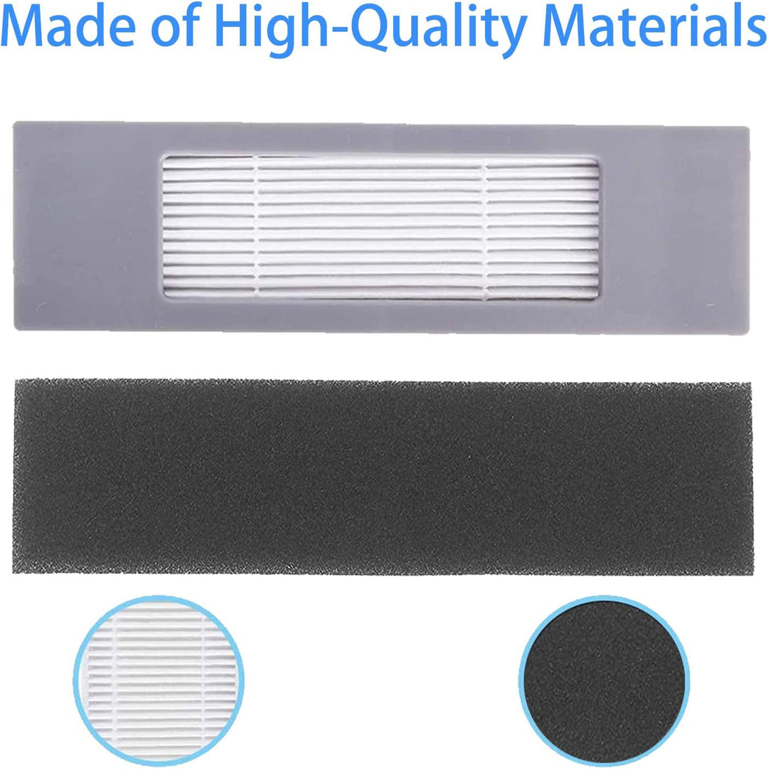 Filter Bürste Ersatzteile Zubehör Set für Ecovacs DEEBOT OZMO T8 T8 AIVI T8 AIVI+ T8+T9 T9+ Staubsau