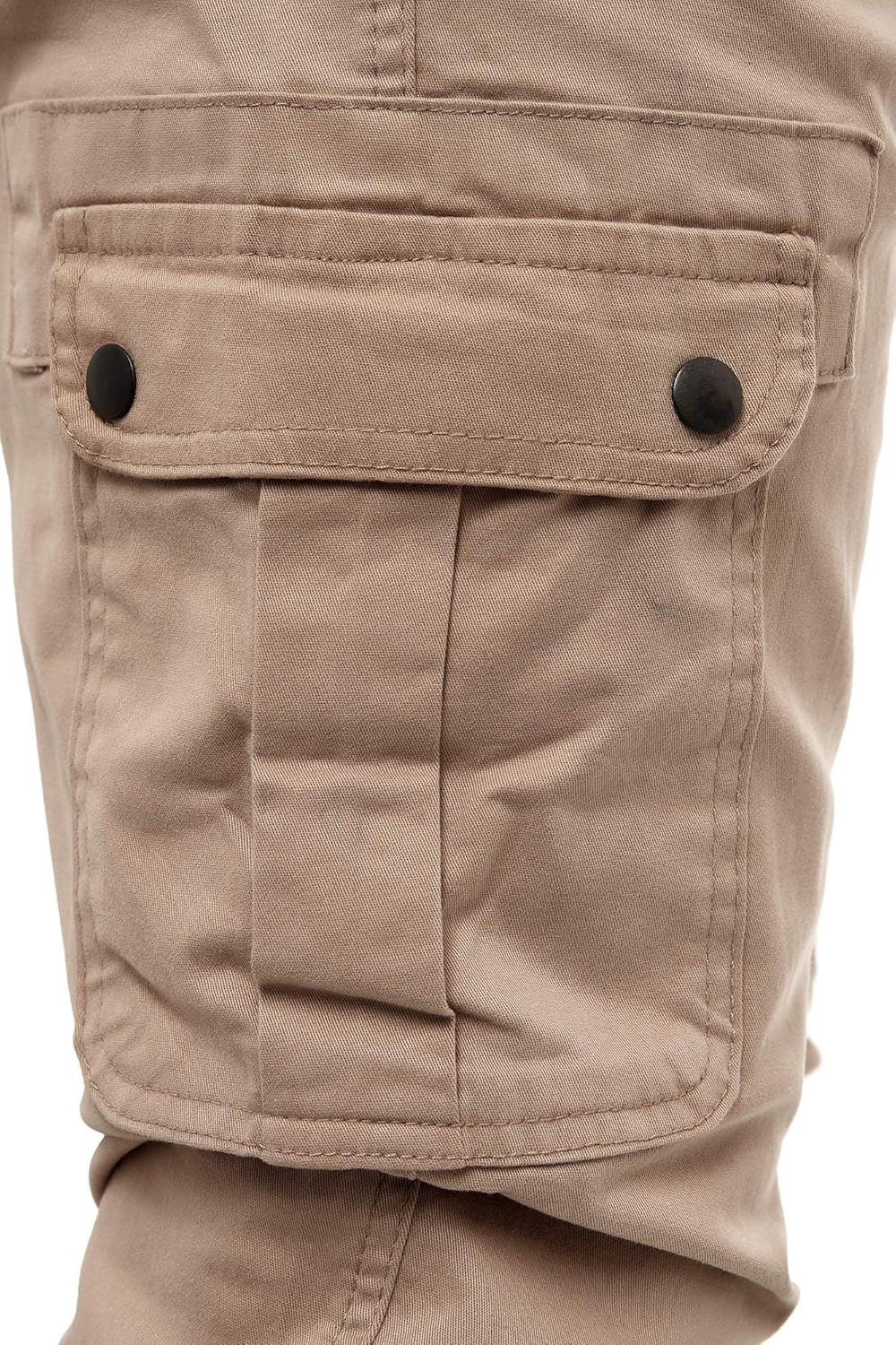 Tazzio Cargohose Herren Cargo Hose Jogger Chino Regular Fit Jeans 18525 34 Beige, 34 Beige