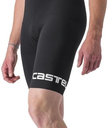 CASTELLI Herren Shorts Premio Black Bibshort Ltd Edition S Schwarz-weiss, S Schwarz-weiss