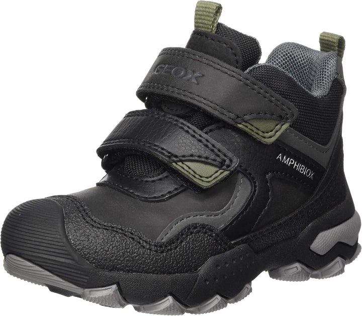 Geox Jungen J Buller Boy B ABX B Rain Shoe, Black Military