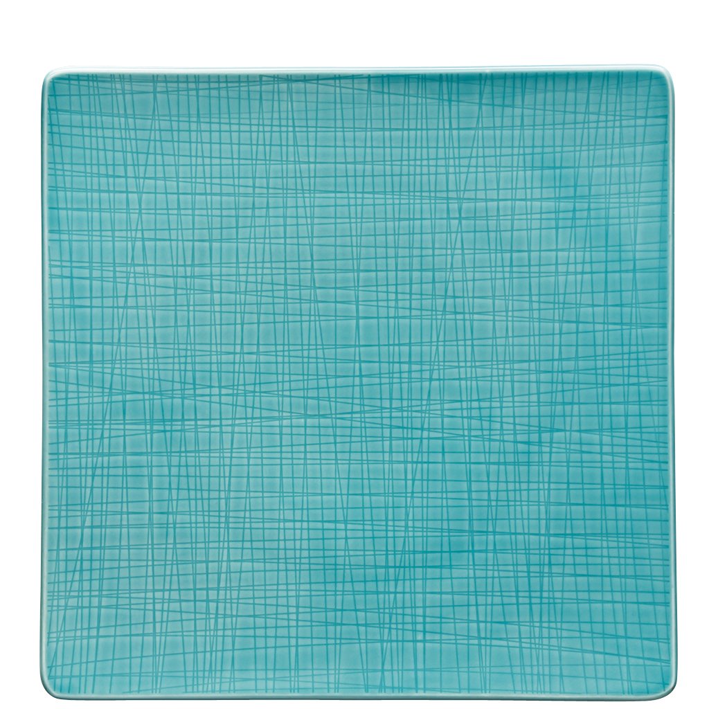 Rosenthal - Mesh Colours Aqua - Teller - quadratisch - 31 cm - flach - Porzellan
