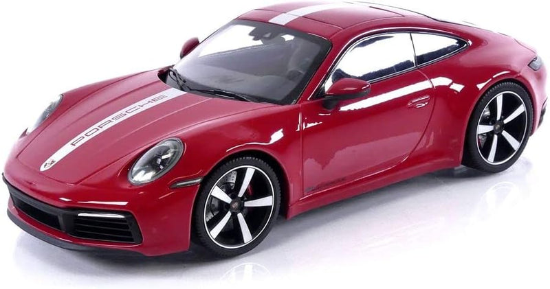 Minichamps 155067326 1:18 Porsche 911 Carrera 4S-2019-Red Collectible Miniaturauto, rot