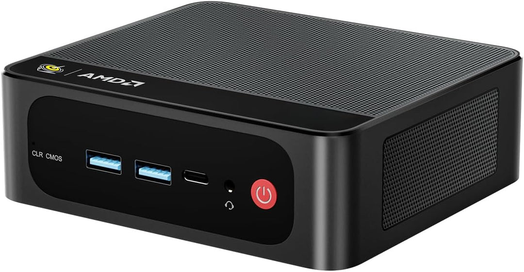 Beelink EQR6 Mini PC, AMD Ryzen 5 6600H(6C/12T bis zu 4.5Ghz), 16GB DDR5 RAM 500GB M.2 PCIe4.0 SSD M