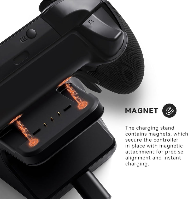Ladestation für Xbox Elite Series 2 Controller, Magnetische Ladegerät Dock Zubehör für Xbox Elite Se