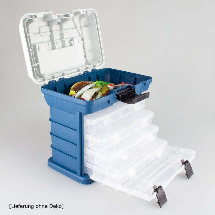 Gerätebox 1164 Angelkoffer – Robustes Boxen-System aus schlagfestem Kunststoff mit grossem Hauptfach