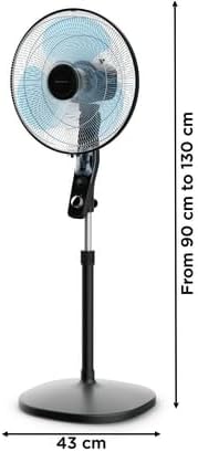 Rowenta Essential+ VU4420 Standventilator, 55 m³/min, 3 Geschwindigkeiten, hohe Leistung, automatisc