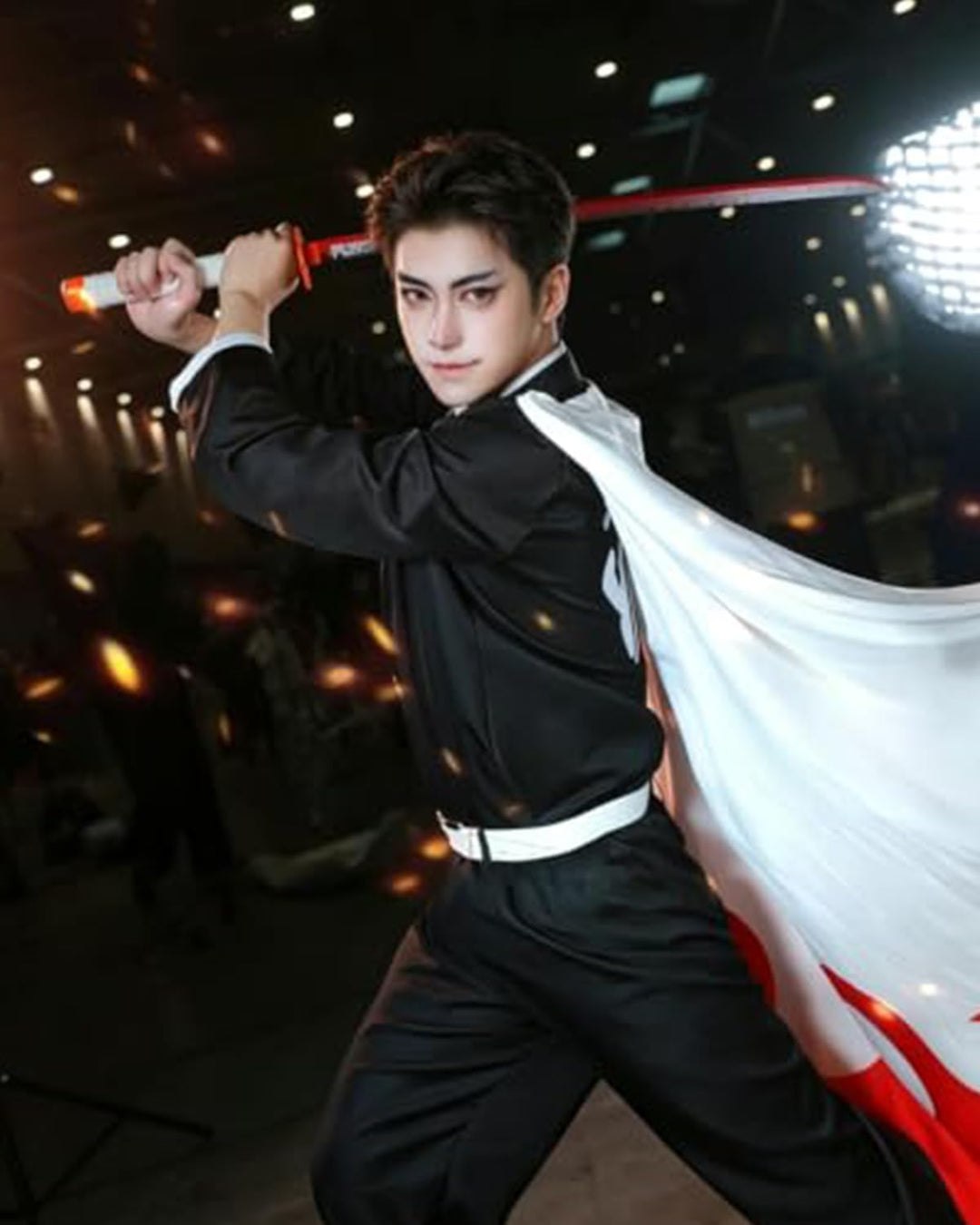 CR ROLECOS Kanroji Mitsuri kimono Cosplay Kostüm Tomioka Giyuu Vollständiger Satz Kostüm Anime Hallo