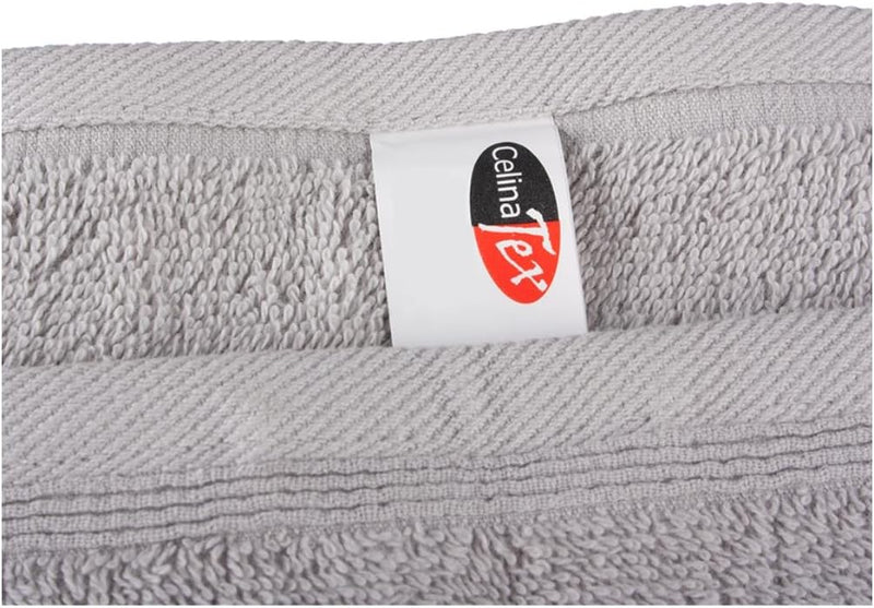 CelinaTex Capri Handtuch-Set 2teilig 1x 80 x 200 cm 1x 70 x 140 cm weiss Baumwolle Frotteehandtuch 5