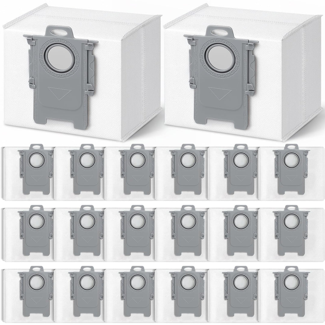 20 Stück Staubbeutel für Roborock Q7 L5+/Q10 S5+/S7 Max Ultra/Q5 Pro+/Q8 Max+/S8+/S8 Pro Ultra/S7 Ma
