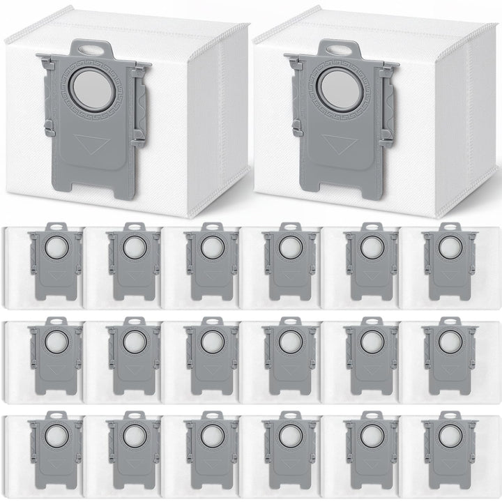 20 Stück Staubbeutel für Roborock Q7 L5+/Q10 S5+/S7 Max Ultra/Q5 Pro+/Q8 Max+/S8+/S8 Pro Ultra/S7 Ma