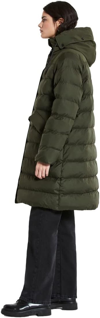 Didriksons Damen Steppmantel Fay Parka 42 Deep Green, 42 Deep Green