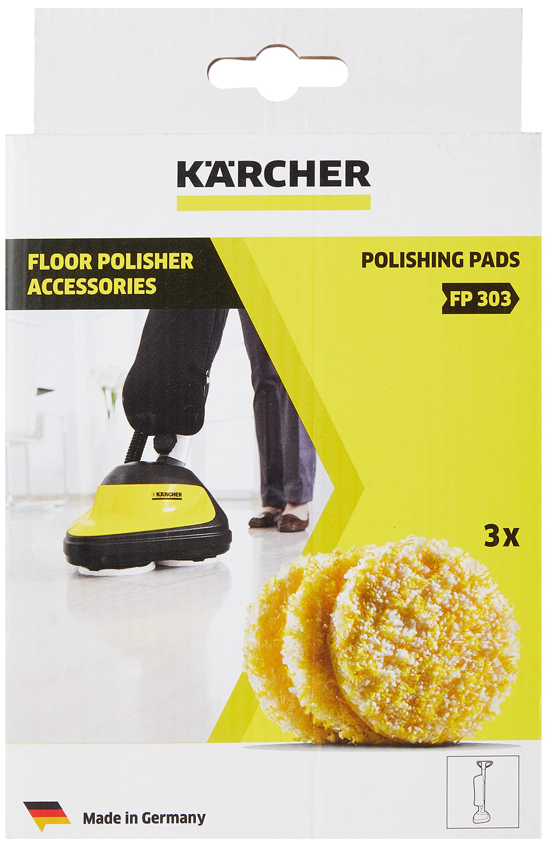 Kärcher Polierpad PVC (3 stück) Stein, Linoleum, PVC