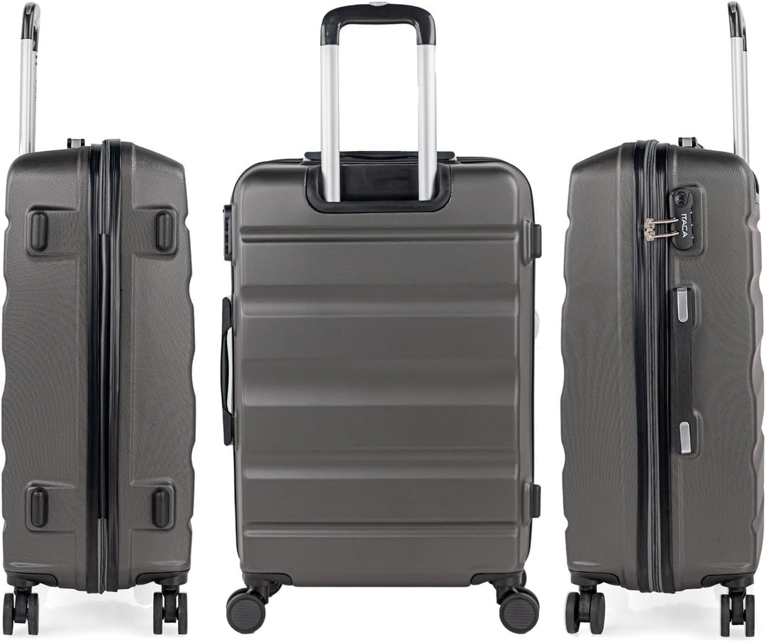 ITACA - Koffer Set mit Rollen in gross für Reisen - Reisekoffer Set aus robuster hartschalenkoffer-S