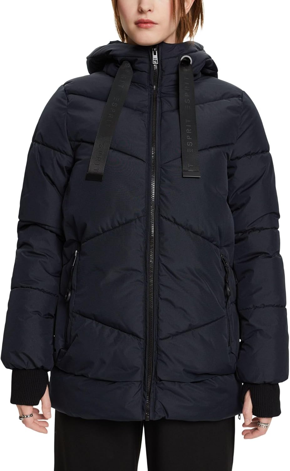 ESPRIT Damen Jacke M 001/BLACK, M 001/BLACK