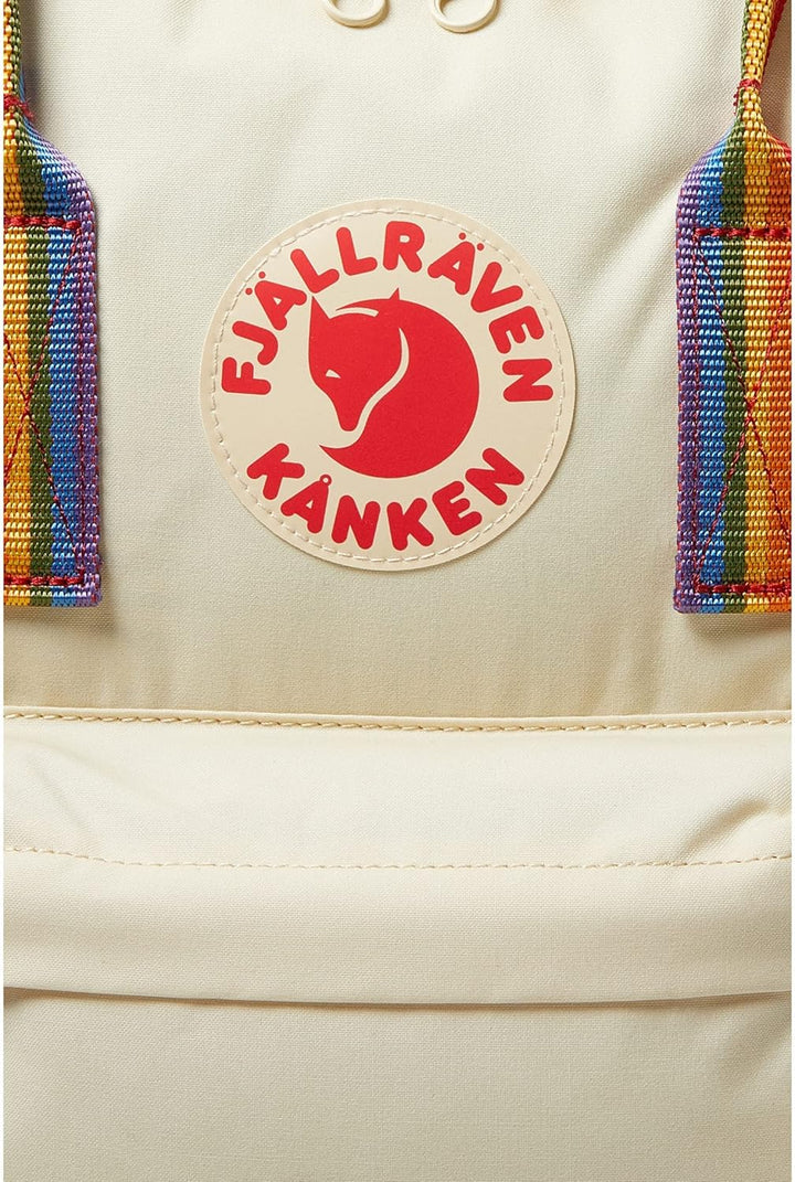Fjällräven Unisex Kånken Rainbow Rucksack (1er Pack) 16 Liter Light Oak/Rainbow Pattern, 16 Liter Li