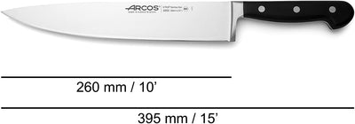 Arcos Opera - Kochmesser - NITRUM geschmiedetem Edelstahl 260 mm - HandGriff Polyoxymethylen (POM) F