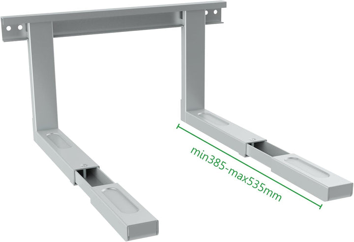 conecto CC50303 Universal-/Mikrowellenhalterung für Wandmontage Längenverstellbare Ausleger (385-535