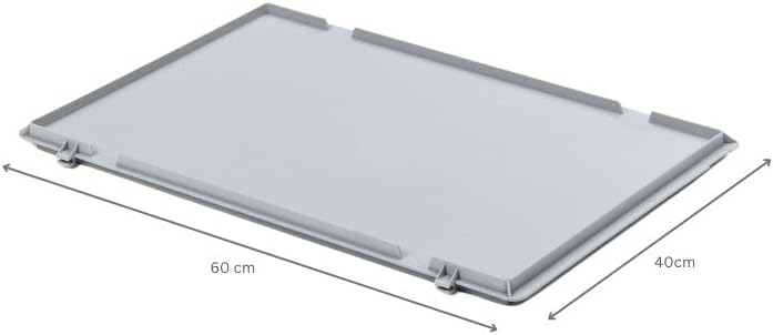 Scharnierdeckel für Eurobehälter | BxT 40x60cm | Eurobox, Transportbox, Transportbehälter, Stapelbeh