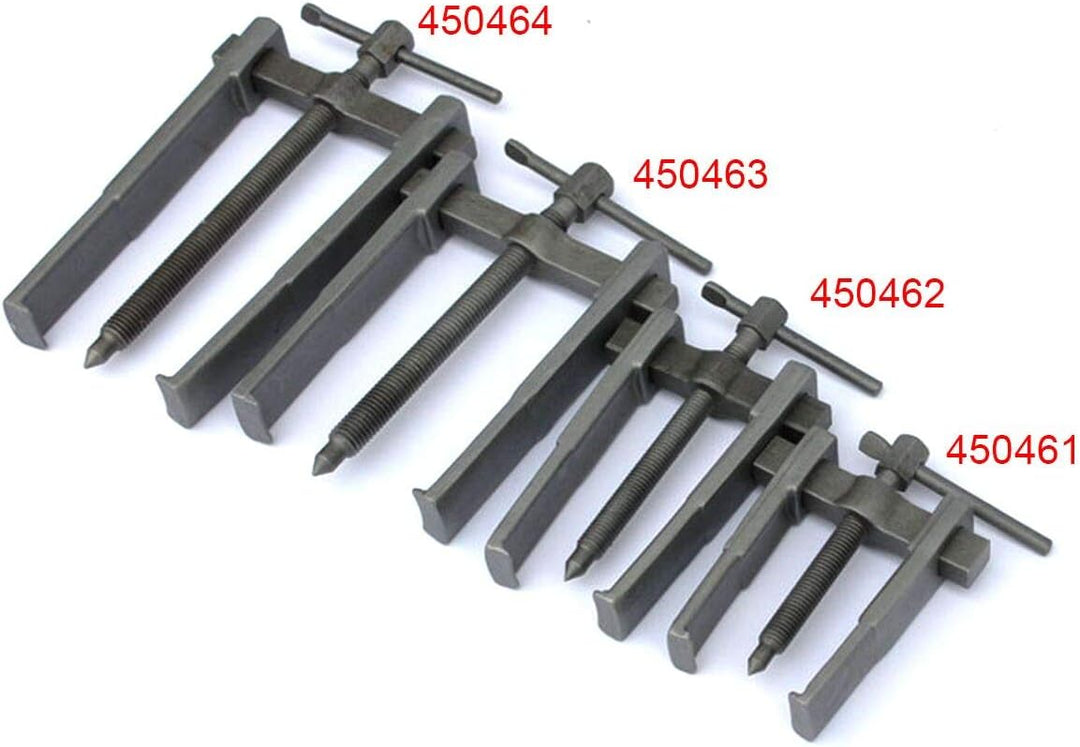 KATSU Zweibacken Zahnradlager Abzieher 8" 200mm, Spezielle Dünne Klauen Kohlenstoffstahl 2 Arme Zahn