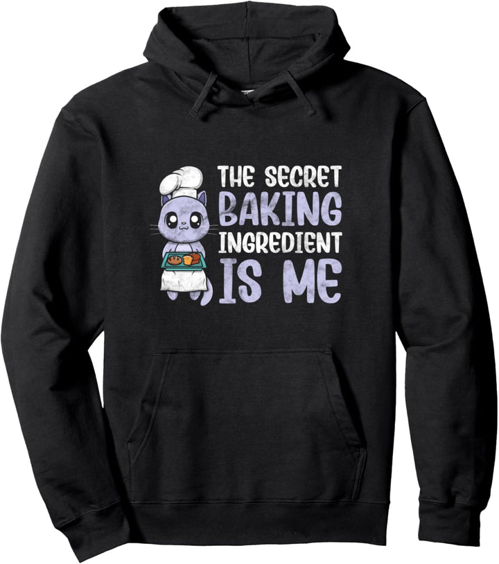 Die geheime Backzutat bin ich - Für Katzen Fans - Bäcker Pullover Hoodie