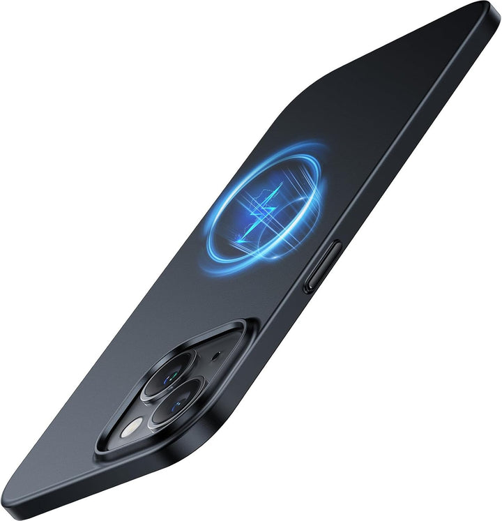 TORRAS Dr. Ultra Dünn 2024 Neu für iPhone 15 Hülle für MagSafe [TOP Magnetkraft] Samtiger Griff & El