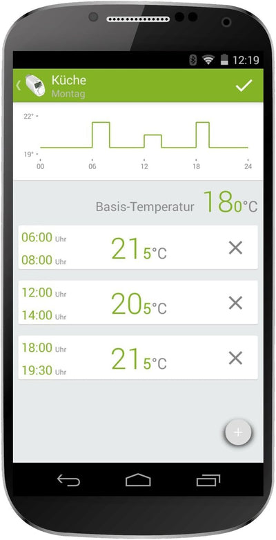 eqiva Bluetooth Smart Heizkörperthermostat,