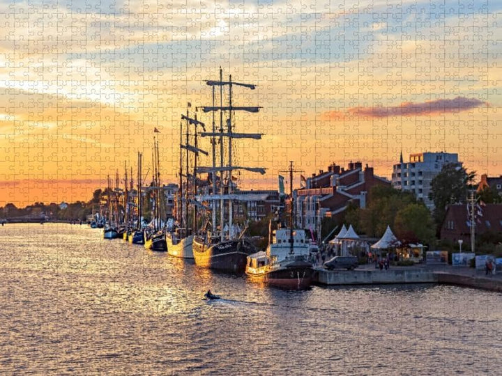 CALVENDO Puzzle Wilhelmshaven Bontekai 1000 Teile Lege-Grösse 64 x 48 cm Foto-Puzzle Bild von Andrea