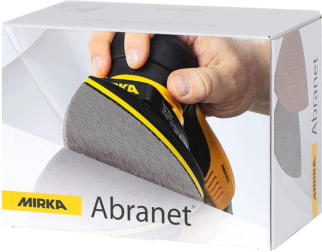 Mirka Abranet Netz-Delta-Schleifscheiben für Dreieckschleifer 100x152x152 mm Klett / Korn P120 / 50