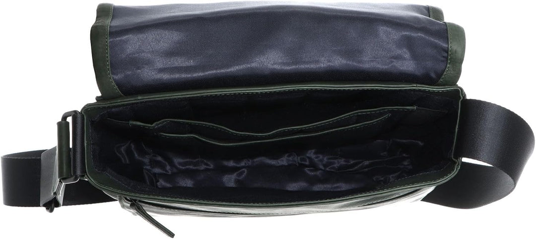 Leonhard Heyden Den Haag - Umhängetasche M Leder 32 cm Olive, Olive