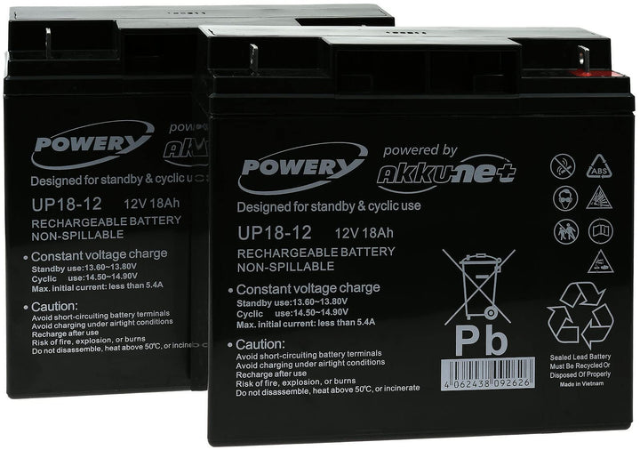 akku-net Blei-Gel-Akku für USV APC Smart-UPS 1500, 12V, Lead-Acid