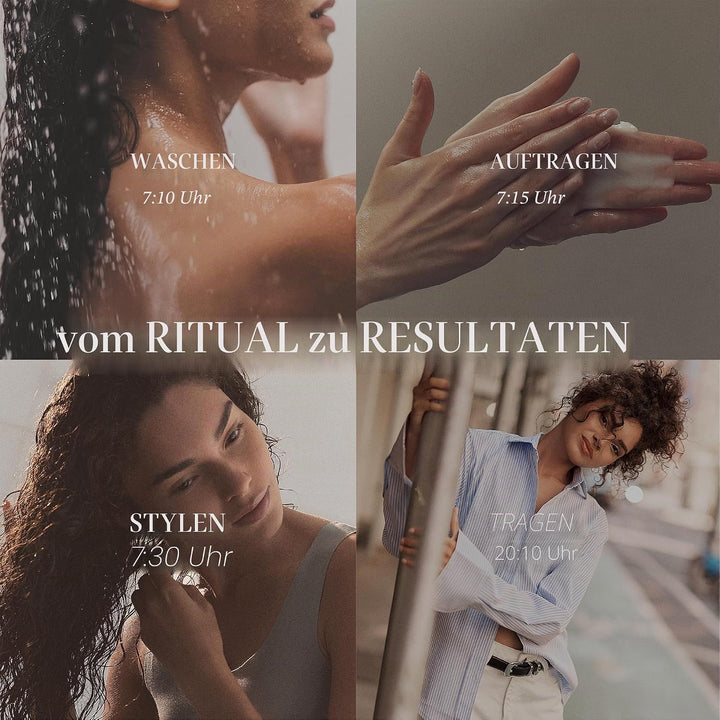 L'ANZA Feuchtigkeitsspendende Lockenkur - Leave-in Creme für mehr Feuchtigkeit, bändigt krauses Haar