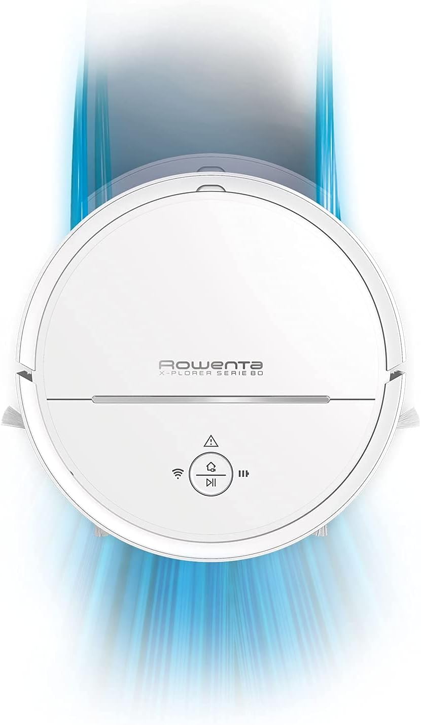 ROWENTA X-PLORER Serie 80 Saugroboter, hochpräzise Steuerung, personalisierte Einstellungen, Wischen