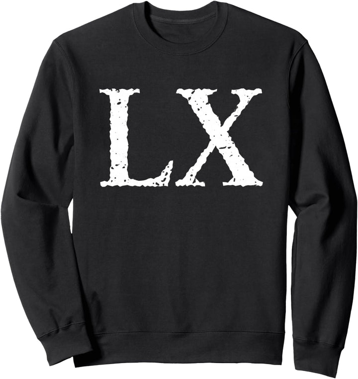 Römische Zahl 60 LX Sweatshirt