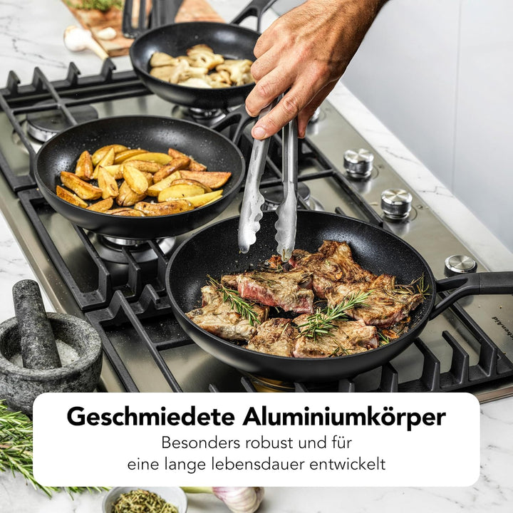 KitchenAid Classic Forged Bratpfanne (30cm), hart anodisiert, PFAS-freie gesunde keramische Antihaft
