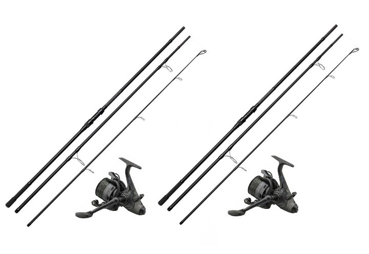 Karpfenbundle 2X C-Series 3,60m 3,00lb + 2X Quick Runshift 5000 FS