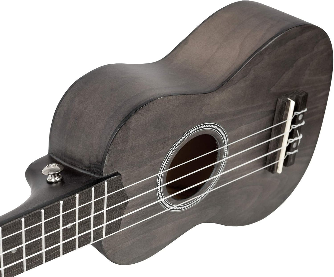 CASCHA Sopran Ukulele Set für Kinder und ErwachseneIUkulele Starter Kit mit 3 Plektren TascheIUkulel