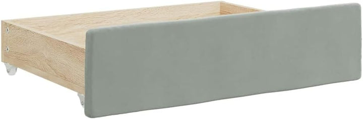 vidaXL Bettschubladen 2 Stk., Bettkasten mit Rollen, Schubkasten Schublade für Bett, Bettschubkasten