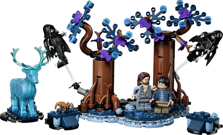 LEGO Harry Potter Verbotener Wald: Expecto Patronum Spielzeug - Modell mit 2 Dementoren, Hirsch und