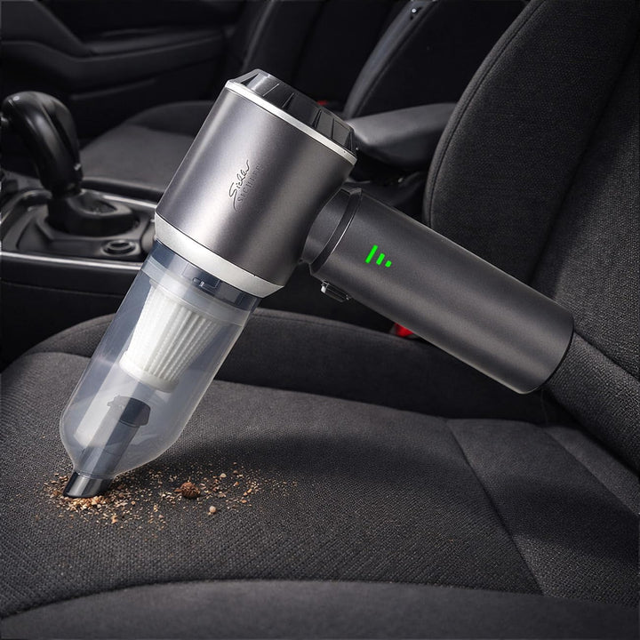 Sichler Haushaltsgeräte Akkusauger: 3in1-Akku-Handstaubsauger & Gebläse, 25 kPa, 3 Stufen, Brushless