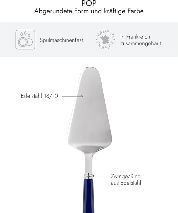 SABRE PARIS - Tortenheber 25 cm - Pop - Kuchen & Quiches - Edelstahl & Acryl - Spülmaschinenfest - M